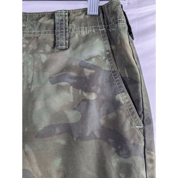 Gap Woodland Camo Cargo Shorts Mens 28 Green Brown Black Hunting Outdoor Hiking - Picture 10 of 14